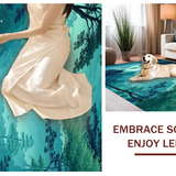 Enchanting Illustrated Waterway Theme(Green)