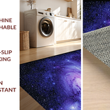Ultra Soft Area Rug, Non Slip, Stain Resistant, Washable Area Rugs for Living Room, Bedroom, Cosmic Purple Nebula Aesthetic(Purple)