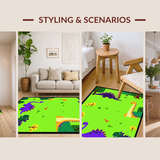 Colorful Playful Safari Theme Design(Green)