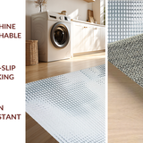 Ultra Soft Area Rug, Non Slip, Stain Resistant, Washable Area Rugs for Living Room, Bedroom, Rustic Fluffy Geometric Touch(Gray)