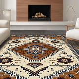 Elegant Southwestern Geometric Motif(Beige)