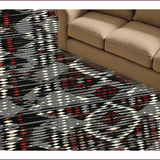 Chic Abstract Monochrome Geometry(Black)