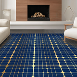 Stylish Geometric in Tones(Blue)