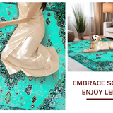 Chic Medallion Teal Aesthetic(Blue)