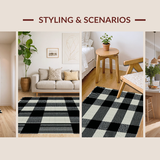 Chic Monochrome Gingham Aesthetic(Black)