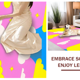 Ultra Soft Area Rug, Non Slip, Stain Resistant, Washable Area Rugs for Living Room, Bedroom, Sunny Playful Artistic Elements(Pink)