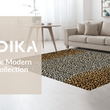 Luxurious Leopard Print Motif(Black)