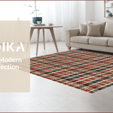 Ultra Soft Area Rug, Non Slip, Stain Resistant, Washable Area Rugs for Living Room, Bedroom, Tiger Skin Pattern Polyester(Beige)