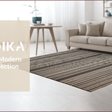 Ultra Soft Area Rug, Non Slip, Stain Resistant, Washable Area Rugs for Living Room, Bedroom, Reversible Braided Farmhouse Entryway Cotton Rug(Brown)
