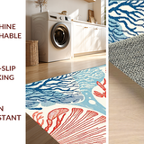 Elegant Nautical Shell Decorative(Red)