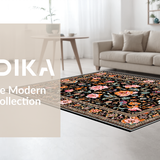 Eclectic Colorful Botanical Design(Black)