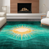 Contemporary Wavy Teal(Green)