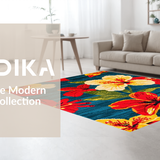 Elegant Contemporary Floral Arrangement(Red)