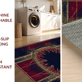 Maritime Kraken With Artistic Tentacle Spiral Design Collection(Red)