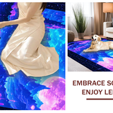 Electric Floral Galaxy Motif(Blue)