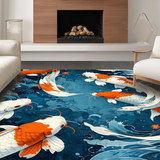 Elegant Japanese Water Scene(White)