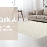 Ultra Soft Area Rug, Non Slip, Stain Resistant, Washable Area Rugs for Living Room, Bedroom, Stylish Earthy Toned Composition(Beige)