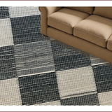 Bold Contrast Geometric Motif(Black)