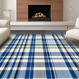 Classic Warm Toned Lattice Style(Blue)