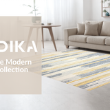 Stylish Groovy Linear Artistry(Beige)