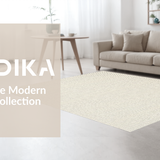Ultra Soft Area Rug, Non Slip, Stain Resistant, Washable Area Rugs for Living Room, Bedroom, Warm Neutral Chunky Design(Beige)