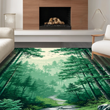 Stylish Dreamy Nature Scene(Green)