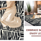 Chic Striped Monochrome Aesthetic(Black)