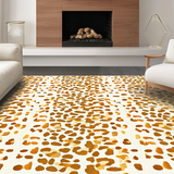 Ultra Soft Area Rug, Non Slip, Stain Resistant, Washable Area Rugs for Living Room, Bedroom, Rustic Taupe and Brown Pattern(Beige)