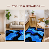 Striking Abstract Fluid(Blue)