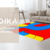 Contemporary Textured Wavy(Red)