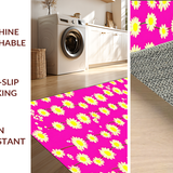 Sunny Yellow Flower Accents(Pink)