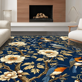Navy Toned Floral Elegance(Blue)