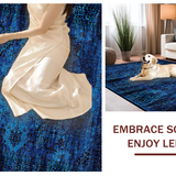 Trendy Stylish Diamond Motif(Blue)