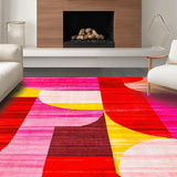 Dynamic Artistic Multi Tone Layout(Red)