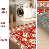 Retro Floral Ogee Motif(Red)