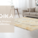 Contemporary Creamy Abstract Elements(Beige)