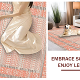 Rustic Earthy Tones Striped Design(Red)