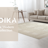 Chic Modern Cream Geometric Motif(Beige)