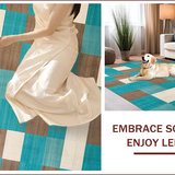Elegant Earthy Geometric Tones(Blue)