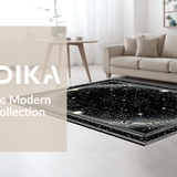 Celestial Abstract Star Motif(Black)