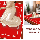 Ultra Soft Area Rug, Non Slip, Stain Resistant, Washable Area Rugs for Living Room, Bedroom, Dynamic Multi-Sport Artistic Expression(Brown)