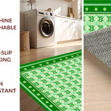 Charming Irish Gnome Motif(Green)