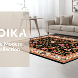 Striking Elegant Floral Composition(Black)