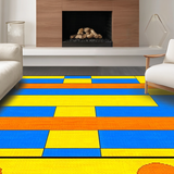 Energetic Boldly Colored Game Elements(Blue)