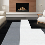 Artful Modernist Linear Composition(Black)