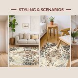 Timeless Retro Floral Elegance(Beige)