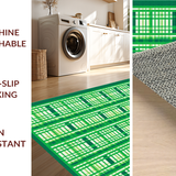 Lively Geometric Green Tiled Artistry(Green)