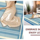 Elegant Geometric Blue Composition(Blue)