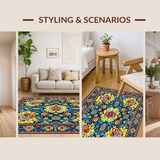 Stylish Colorful Geometric Touch(Blue)