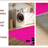 Ultra Soft Area Rug, Non Slip, Stain Resistant, Washable Area Rugs for Living Room, Bedroom, Chic Vintage Cheetah Aesthetic(Pink)